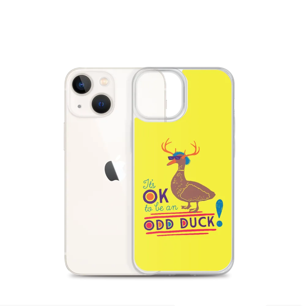 It's OK to be an Odd Duck! iPhone Case (Men's Colors)