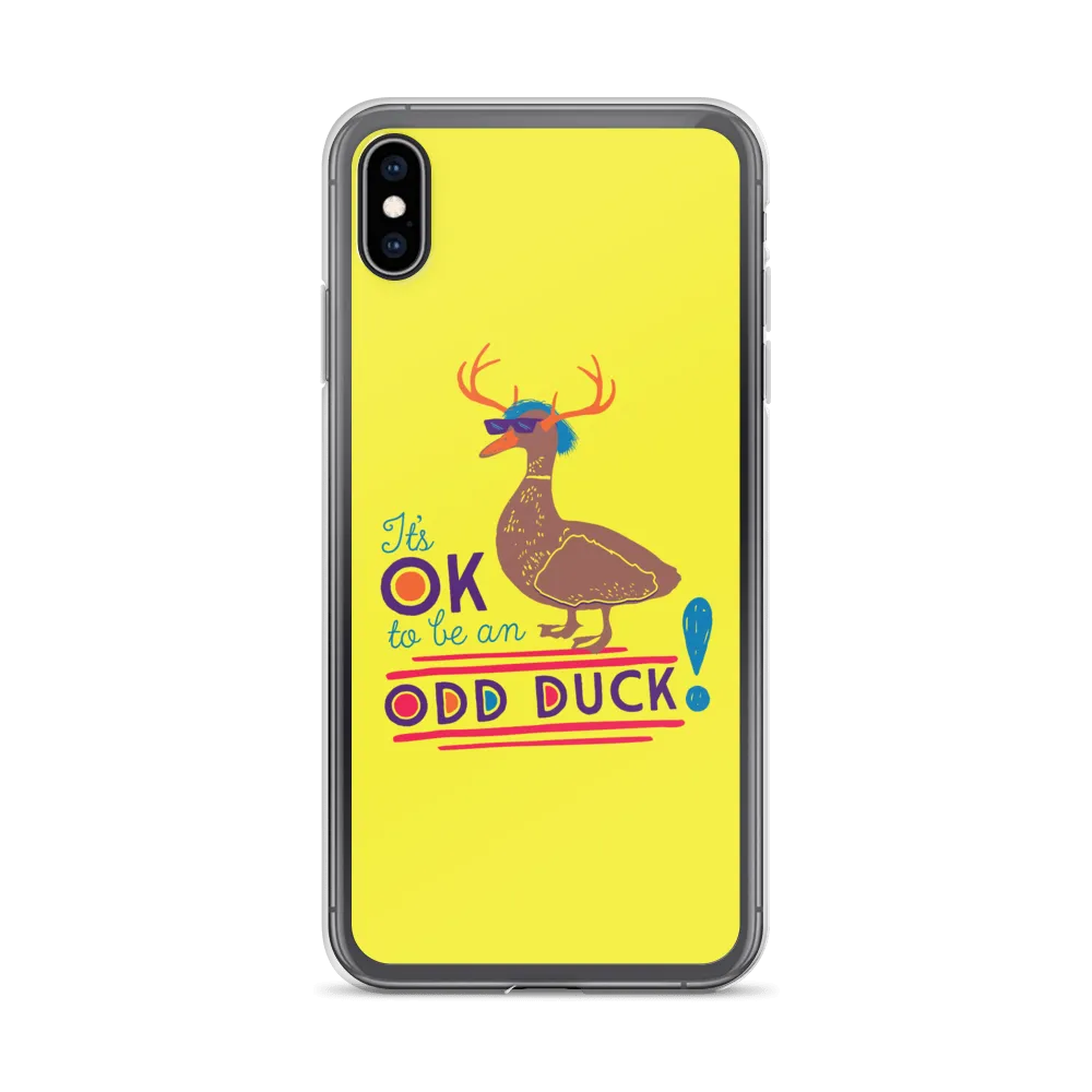It's OK to be an Odd Duck! iPhone Case (Men's Colors)