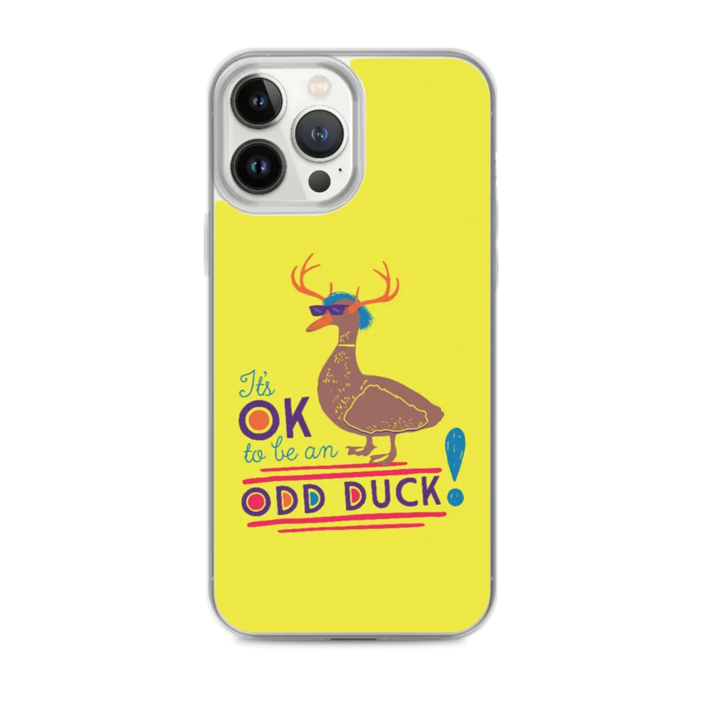 It's OK to be an Odd Duck! iPhone Case (Men's Colors)