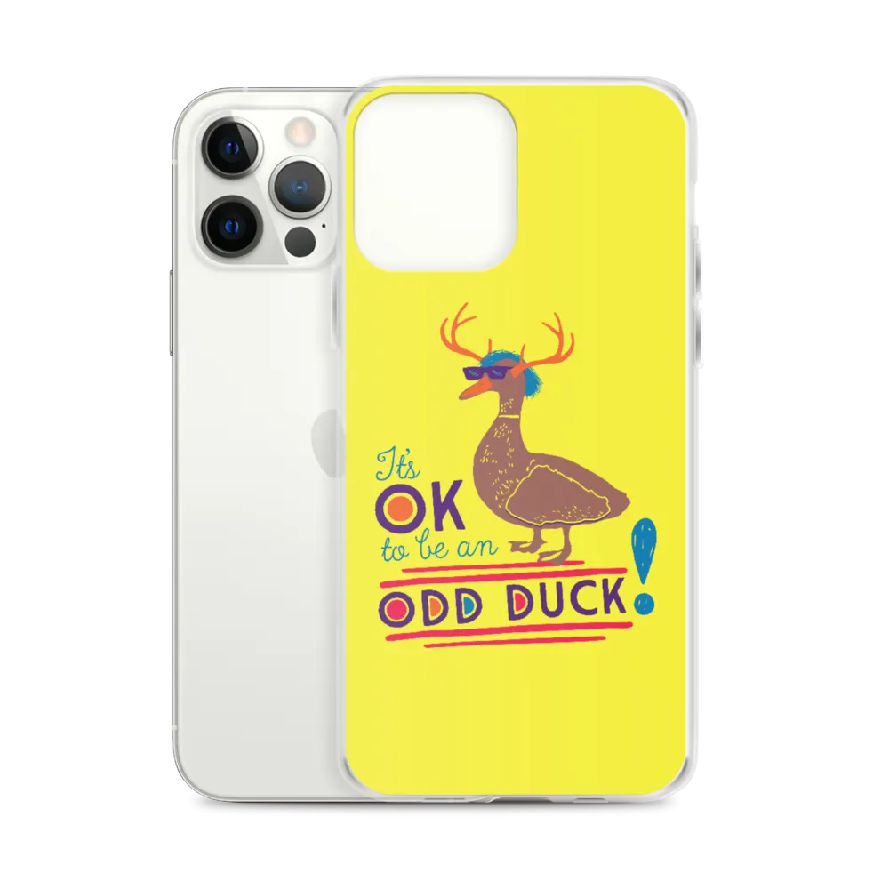 It's OK to be an Odd Duck! iPhone Case (Men's Colors)