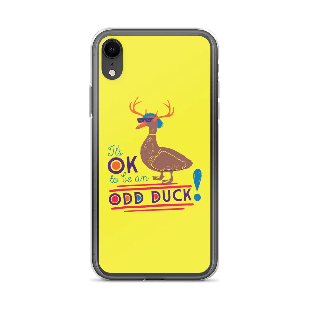 It's OK to be an Odd Duck! iPhone Case (Men's Colors)