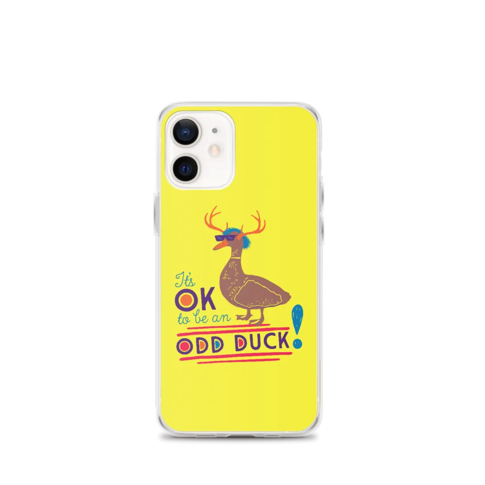 It's OK to be an Odd Duck! iPhone Case (Men's Colors)