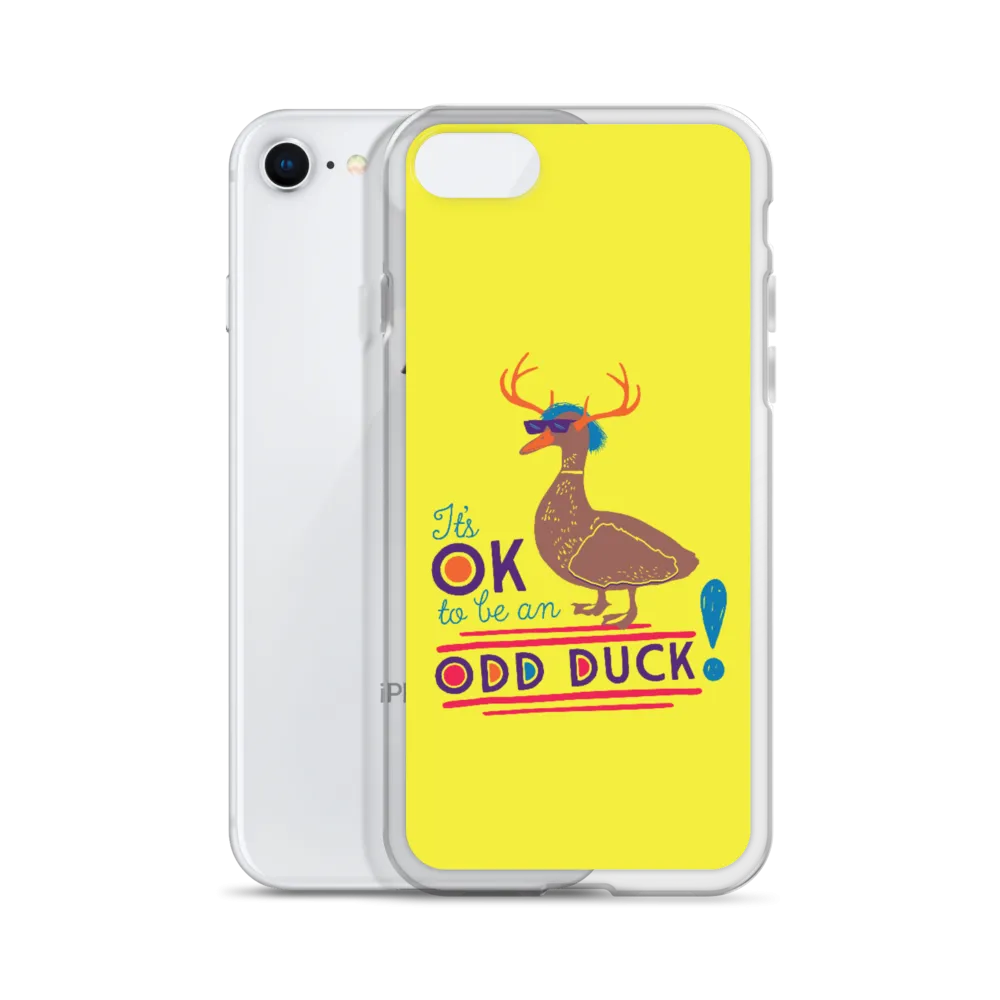 It's OK to be an Odd Duck! iPhone Case (Men's Colors)