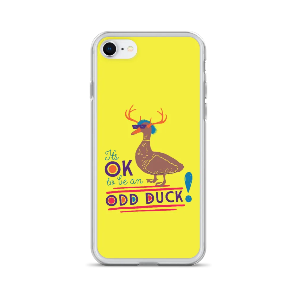 It's OK to be an Odd Duck! iPhone Case (Men's Colors)