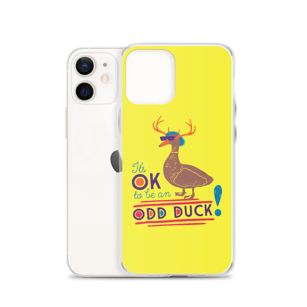 It's OK to be an Odd Duck! iPhone Case (Men's Colors)