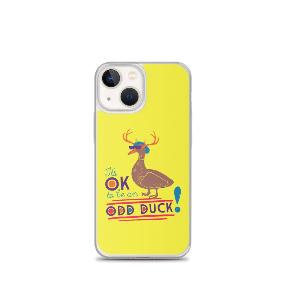 It's OK to be an Odd Duck! iPhone Case (Men's Colors)