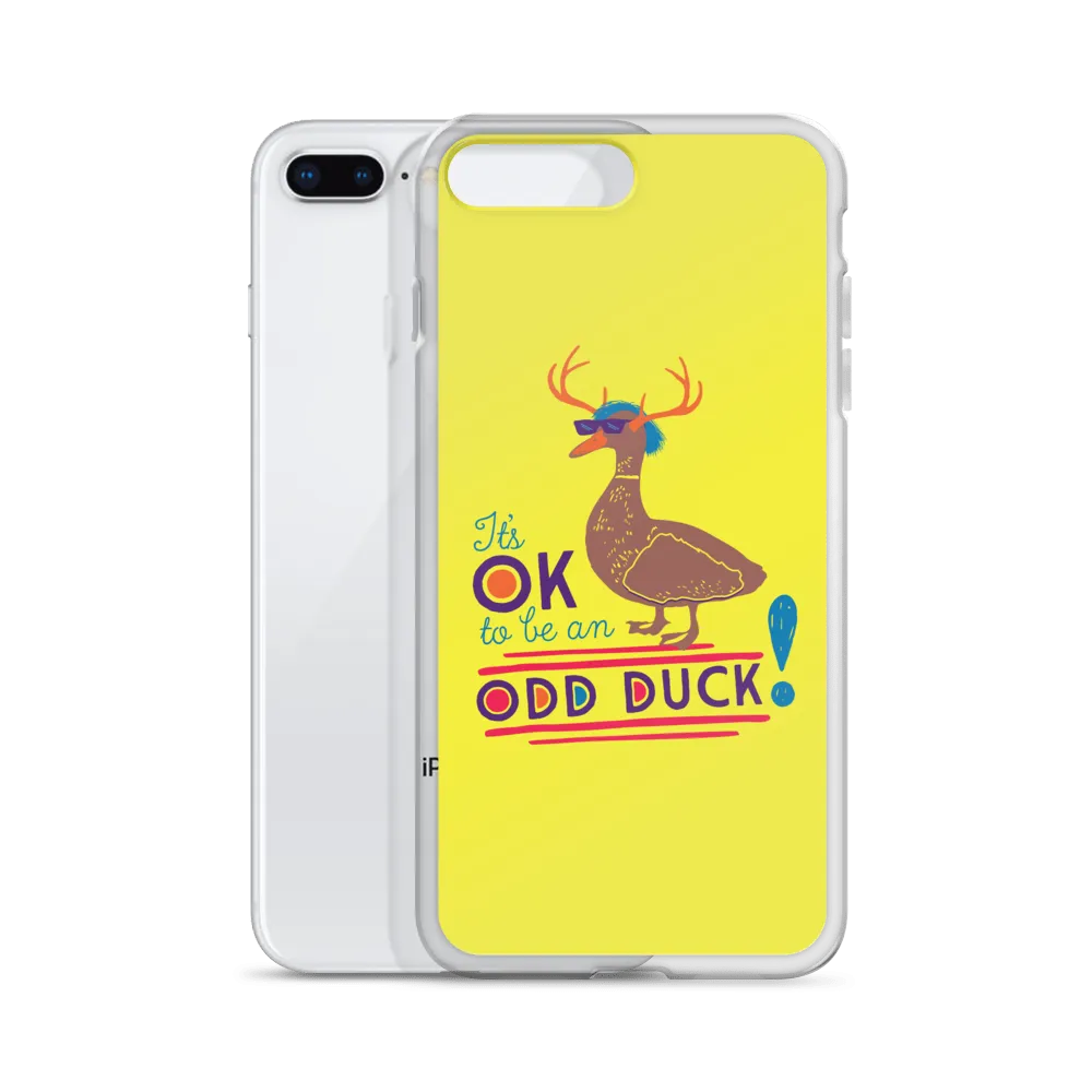 It's OK to be an Odd Duck! iPhone Case (Men's Colors)
