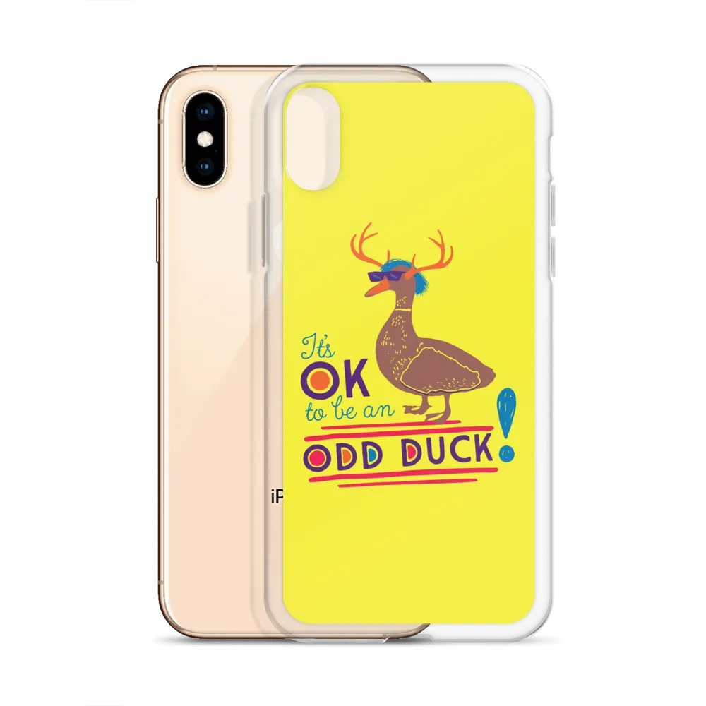 It's OK to be an Odd Duck! iPhone Case (Men's Colors)