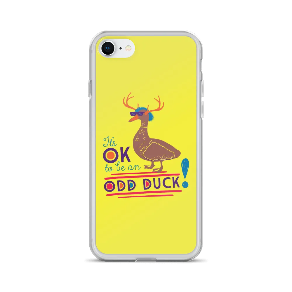 It's OK to be an Odd Duck! iPhone Case (Men's Colors)