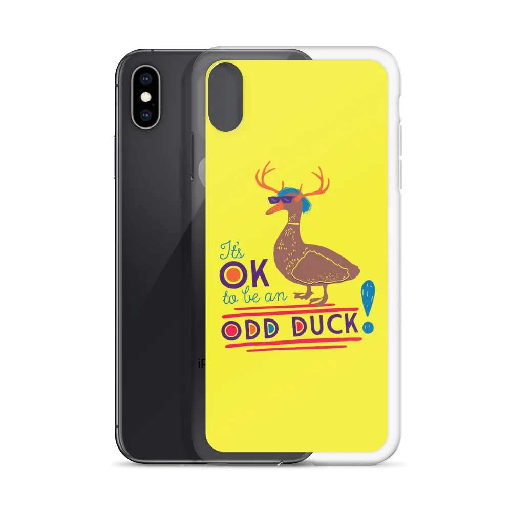It's OK to be an Odd Duck! iPhone Case (Men's Colors)