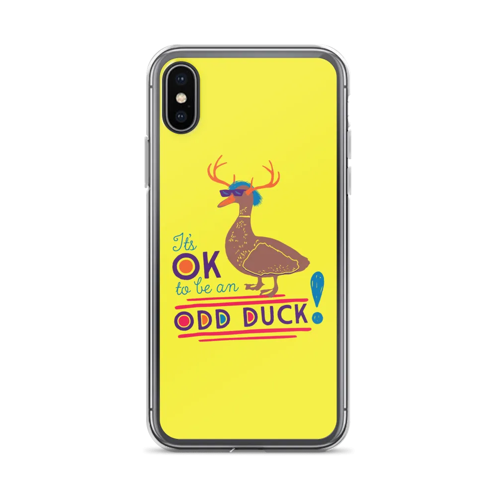 It's OK to be an Odd Duck! iPhone Case (Men's Colors)
