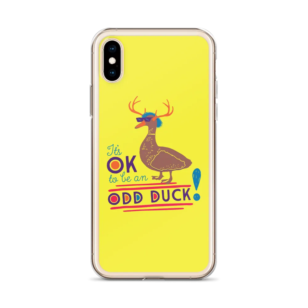 It's OK to be an Odd Duck! iPhone Case (Men's Colors)