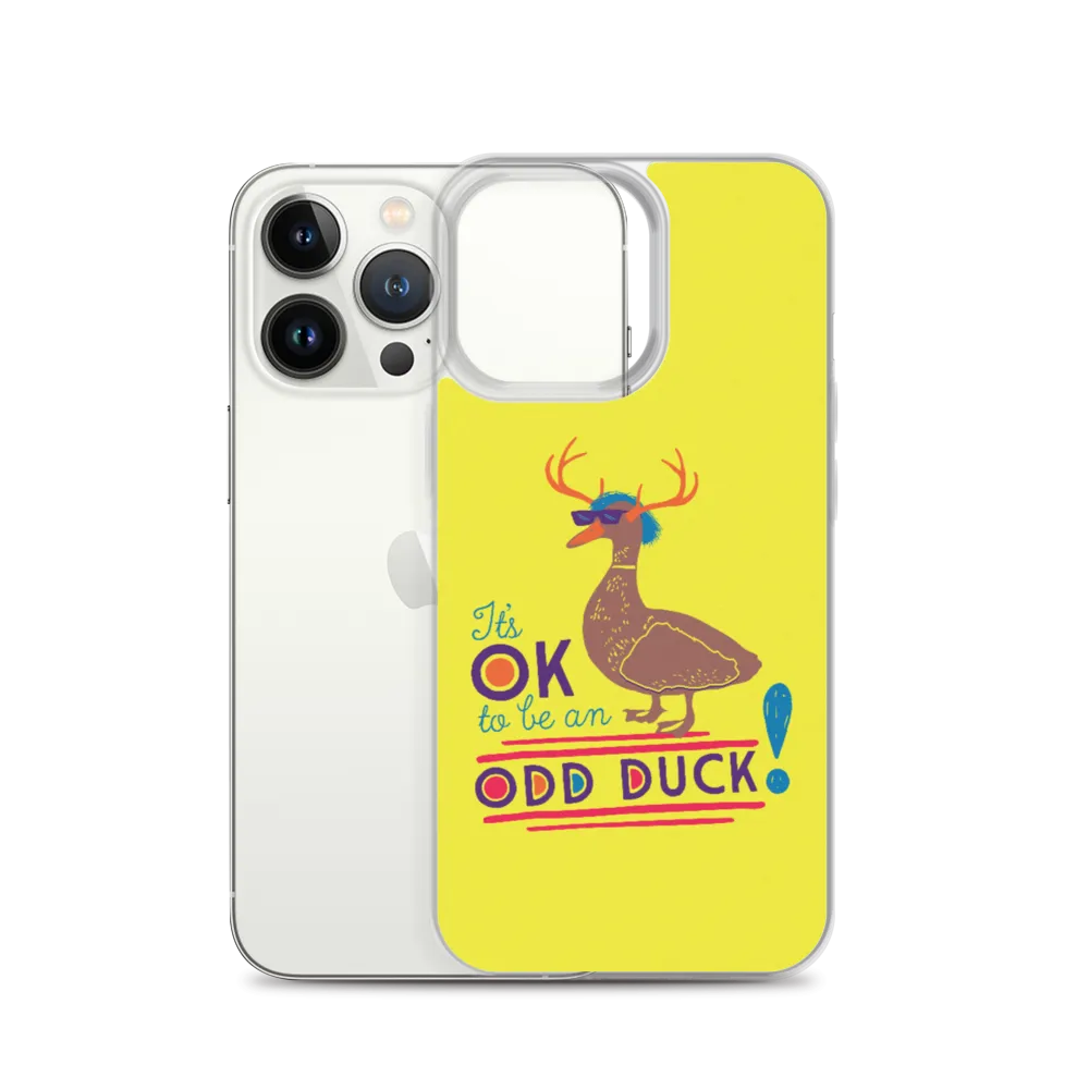 It's OK to be an Odd Duck! iPhone Case (Men's Colors)