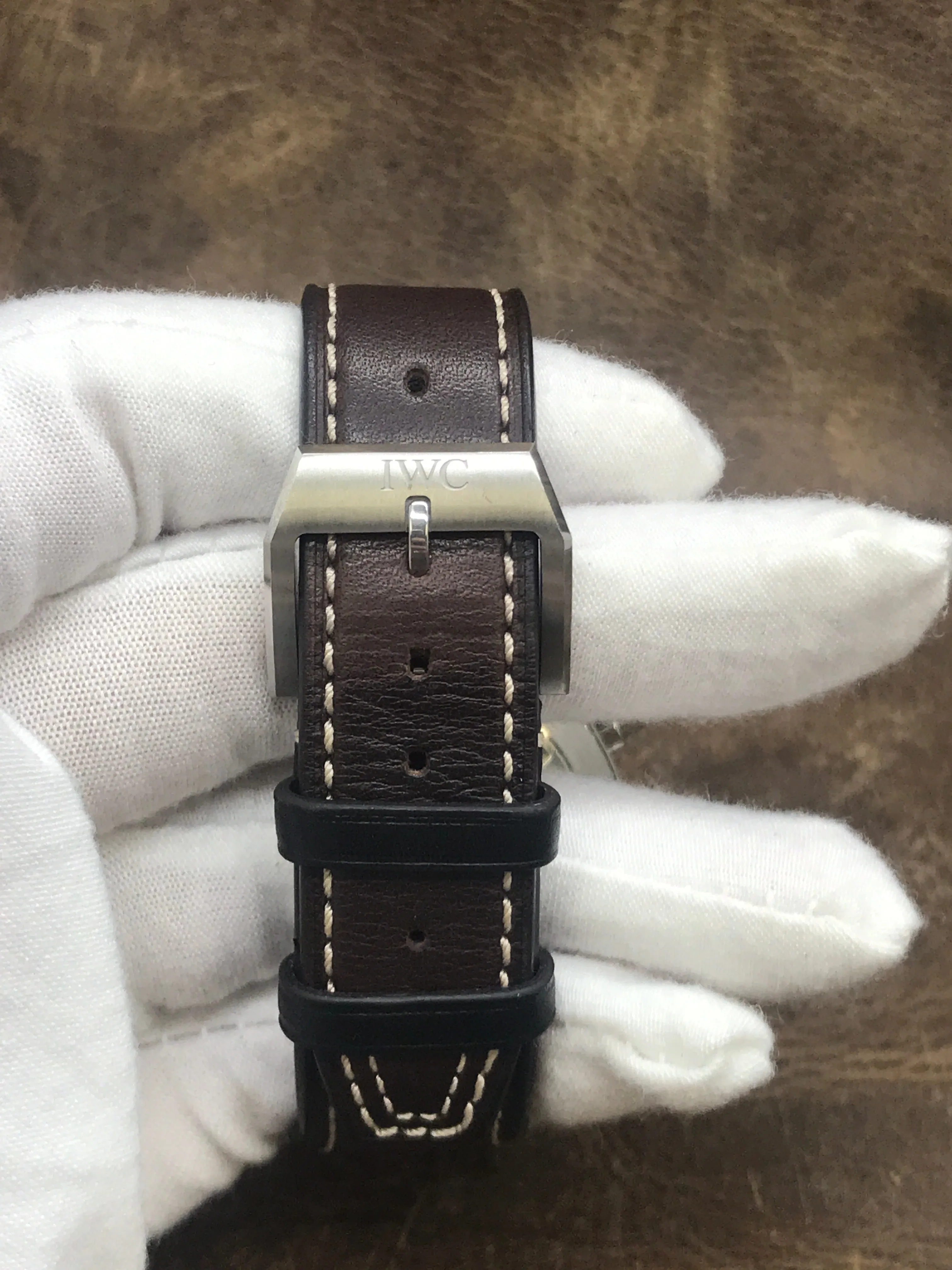 IWC Pilot's Watch Chronograph Edition “Antoine De Saint Exupéry” IW377713 Brown Dial Automatic Men's Watch