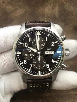 IWC Pilot's Watch Chronograph Edition “Antoine De Saint Exupéry” IW377713 Brown Dial Automatic Men's Watch