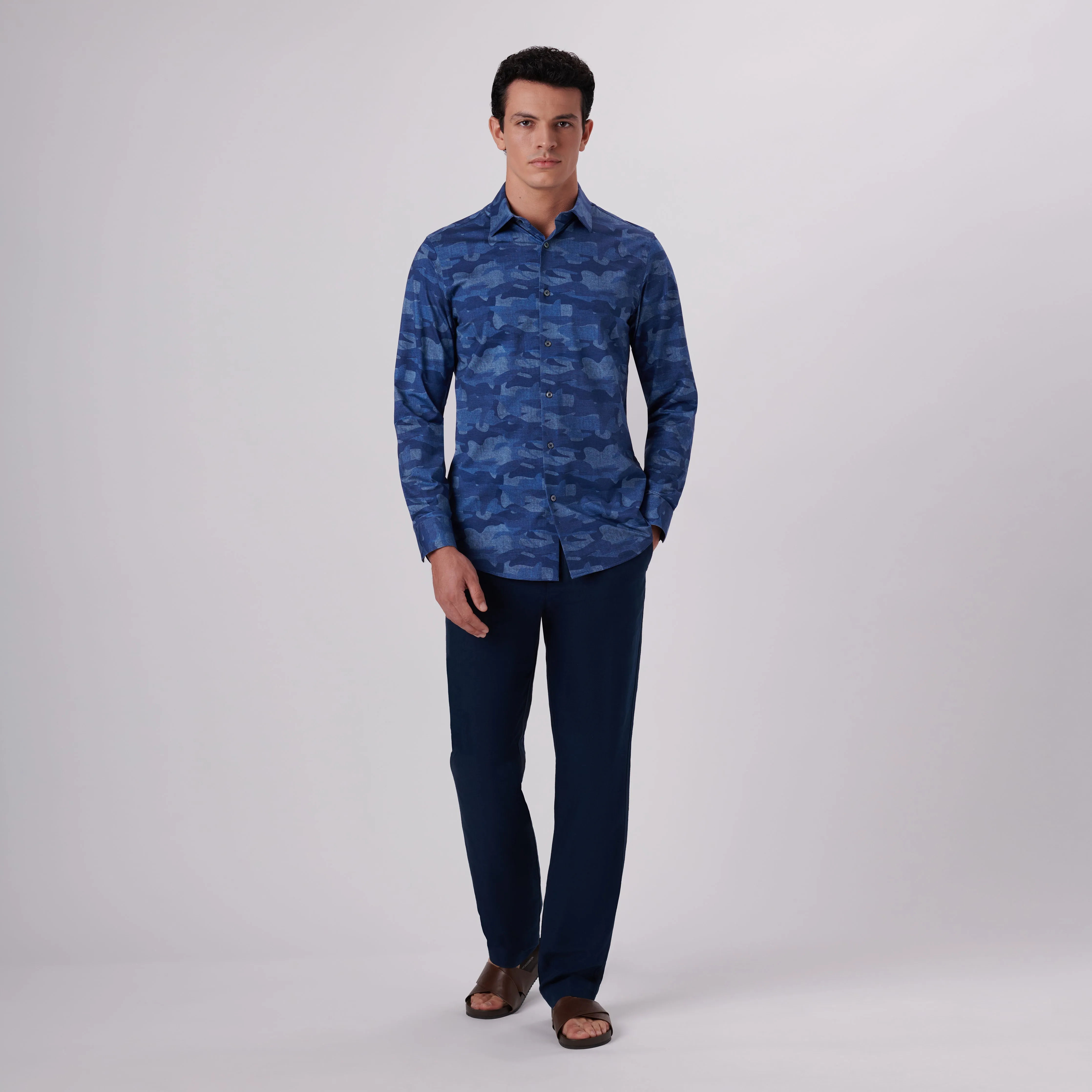 James Camouflage Print OoohCotton Shirt