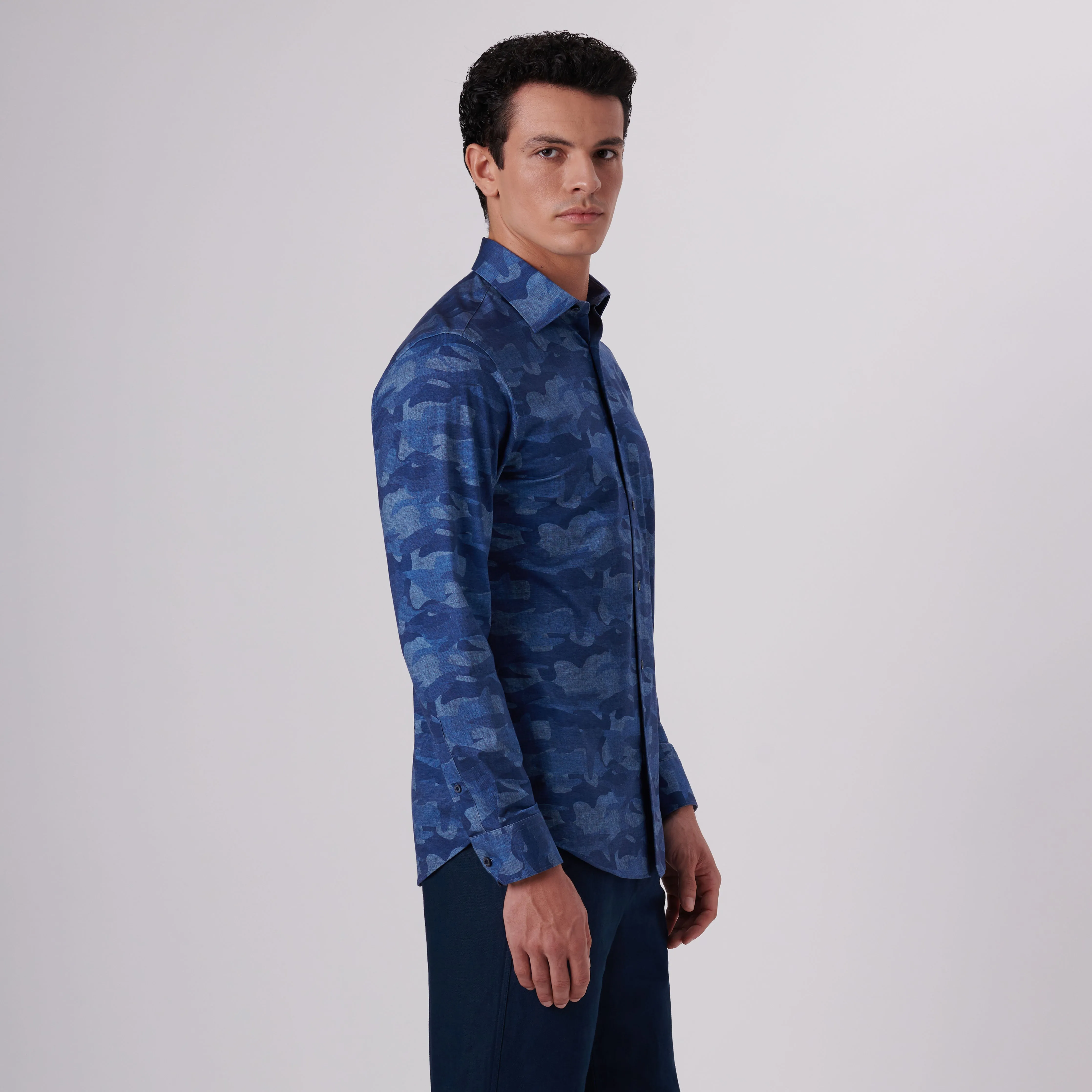 James Camouflage Print OoohCotton Shirt