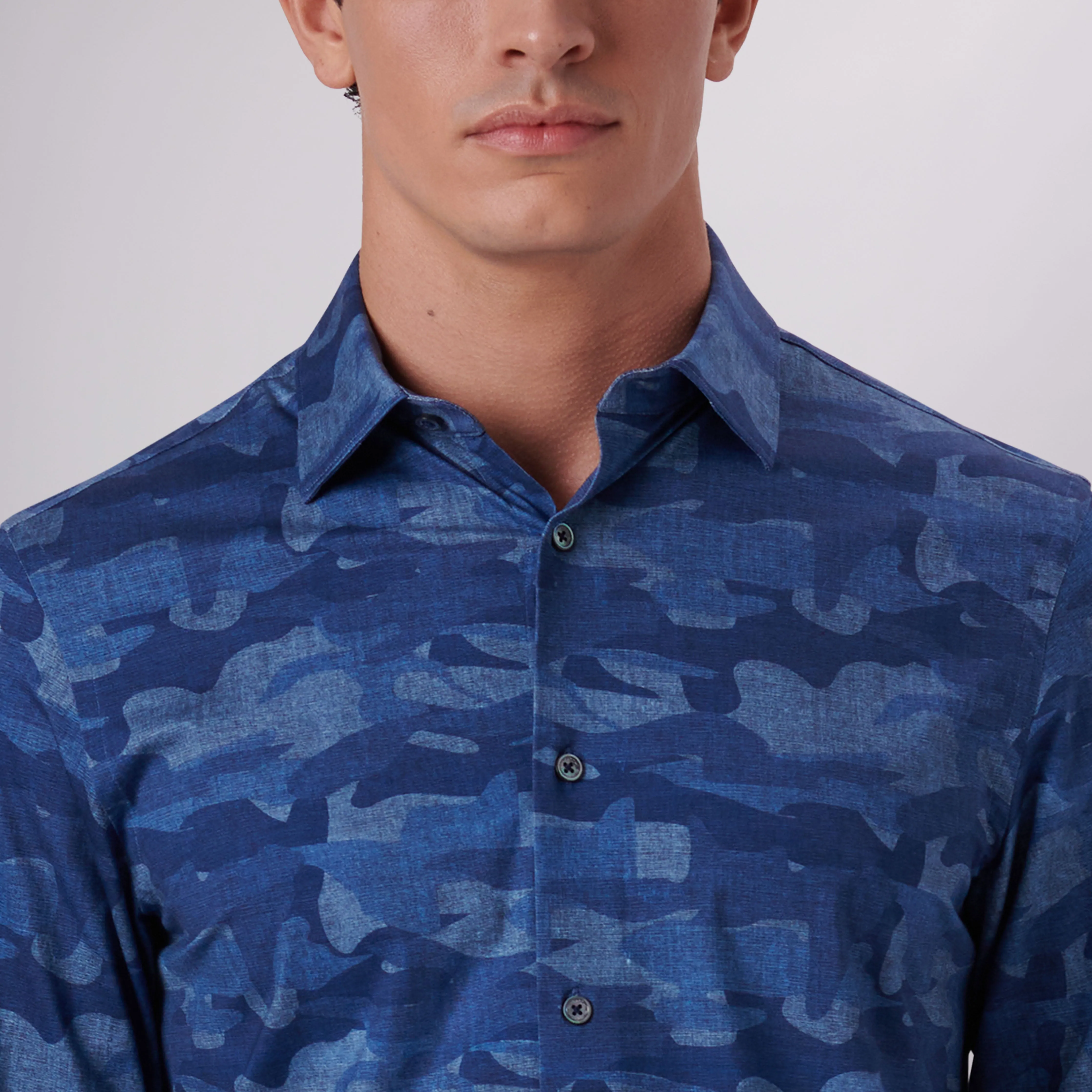 James Camouflage Print OoohCotton Shirt