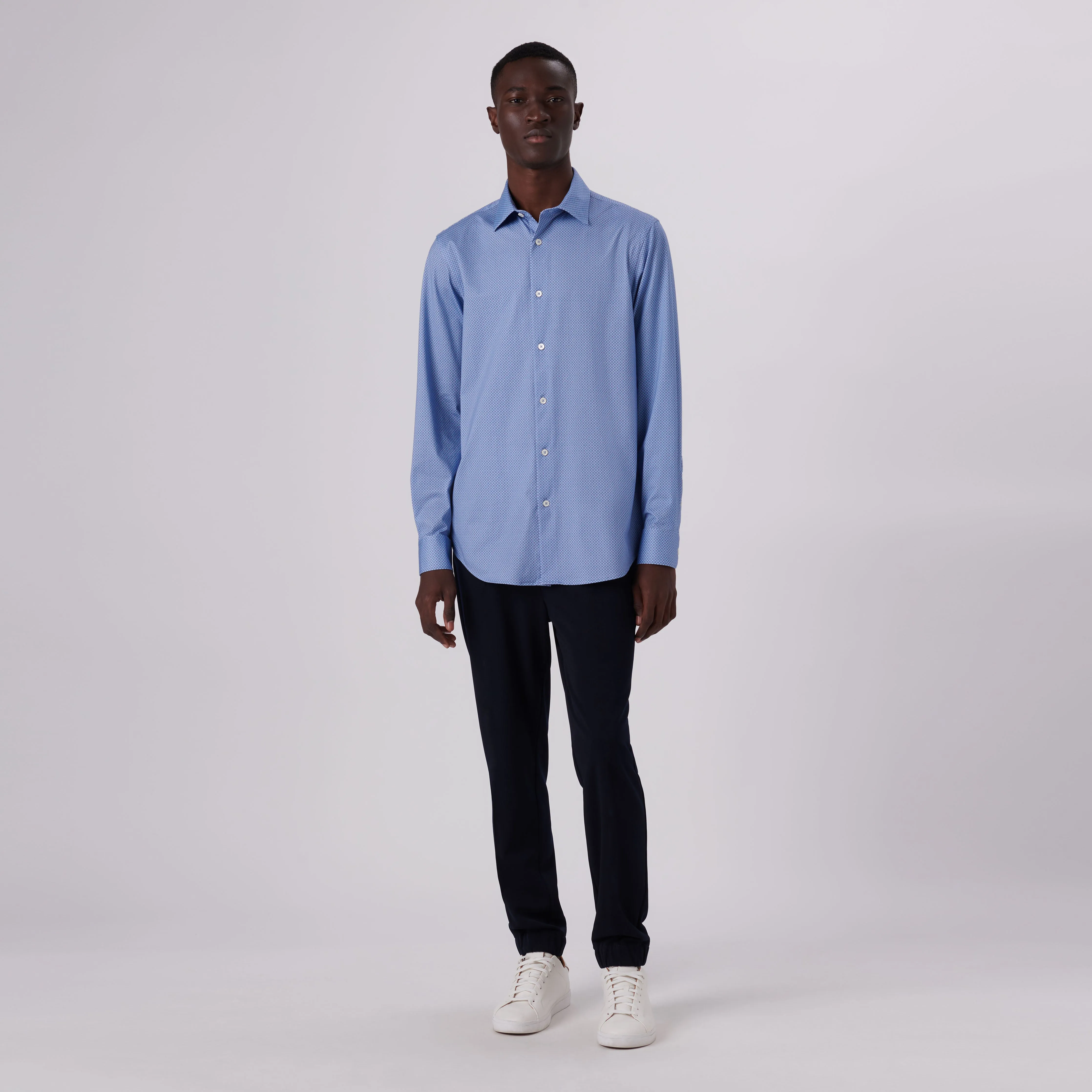 James Geometric Print OoohCotton Shirt