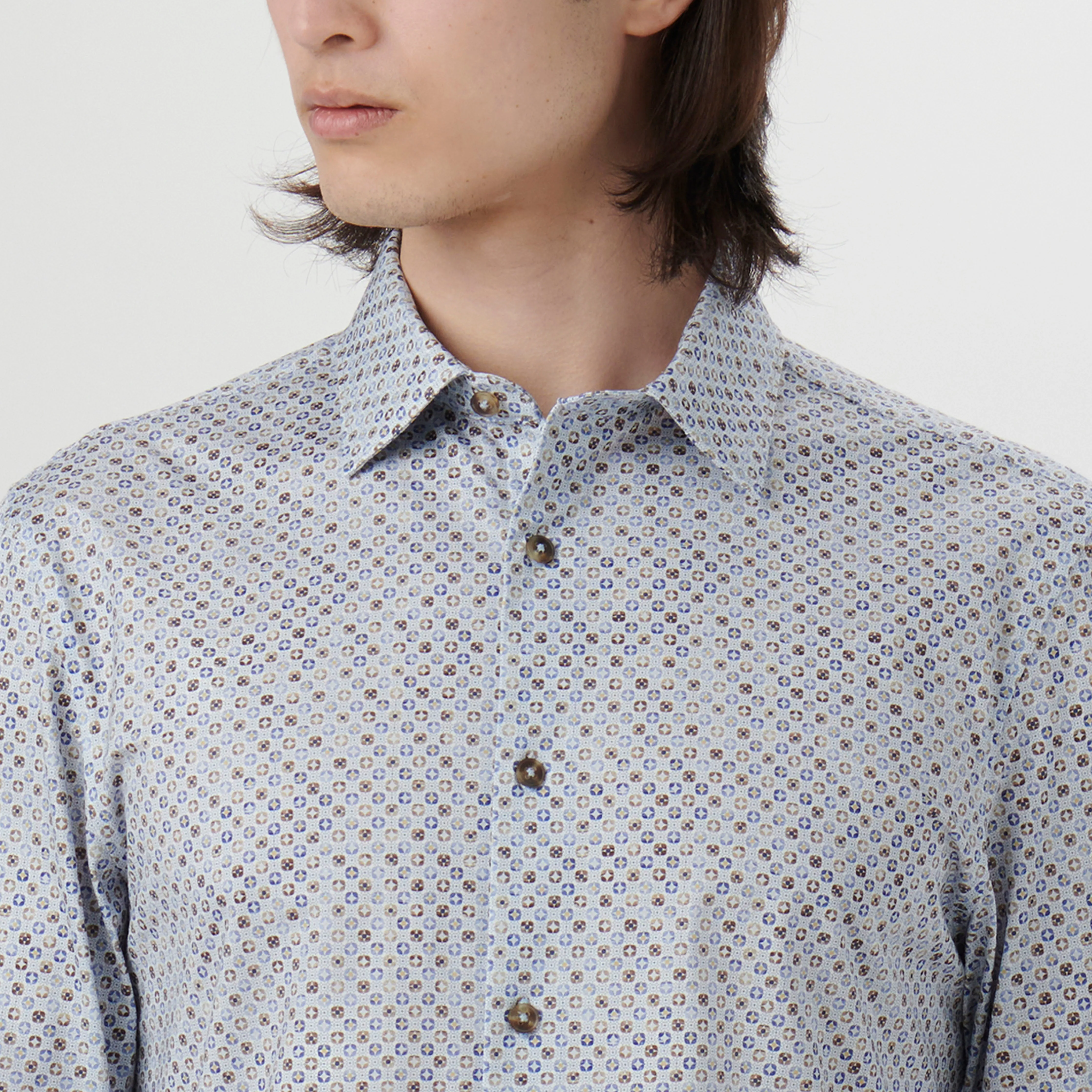 James Mosaic Print OoohCotton Shirt