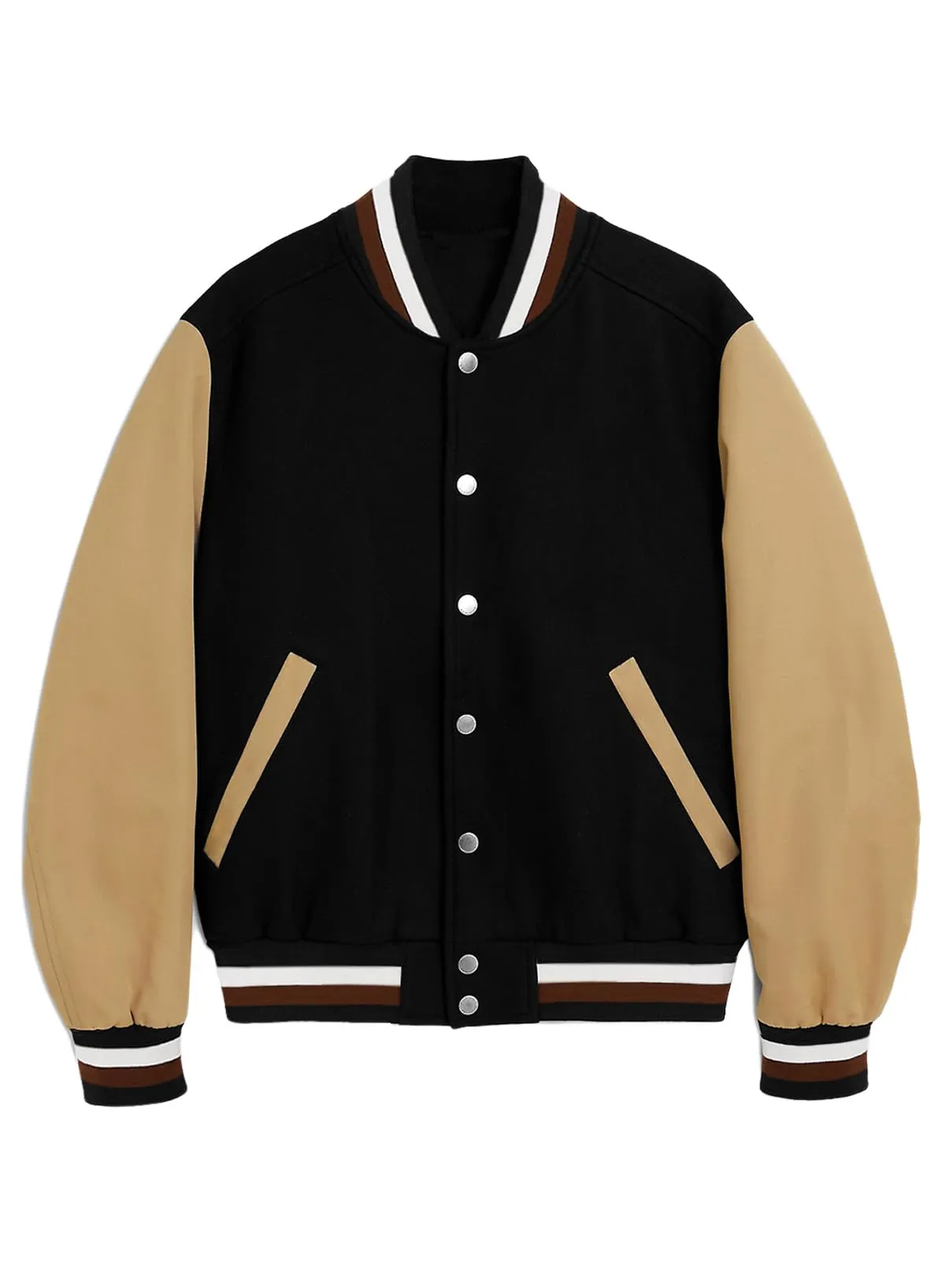 JMIERR Mens Fashion Varsity Jacket Causal Letterman Baseball Bomber Jackets