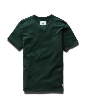 Knit Cotton Ringspun Jersey Forest Green