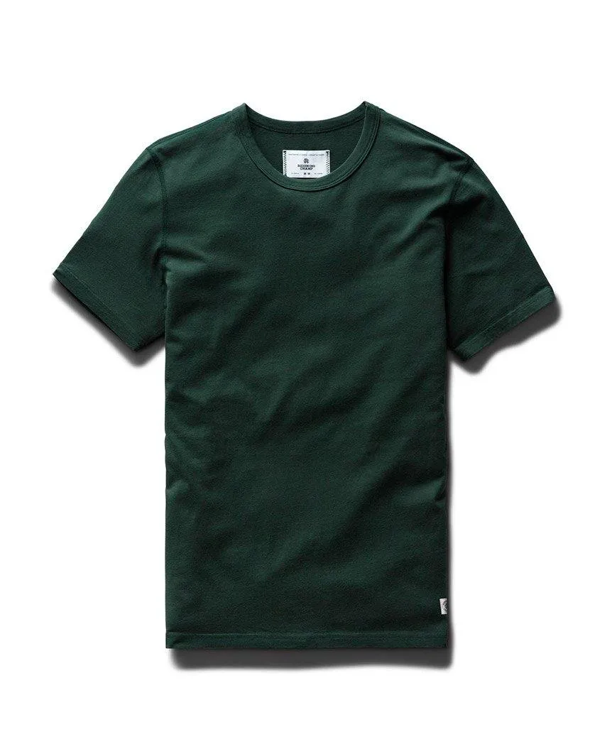 Knit Cotton Ringspun Jersey Forest Green