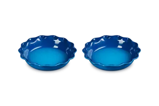 Le Creuset - Heritage Fluted Pie Dish, Set of 2