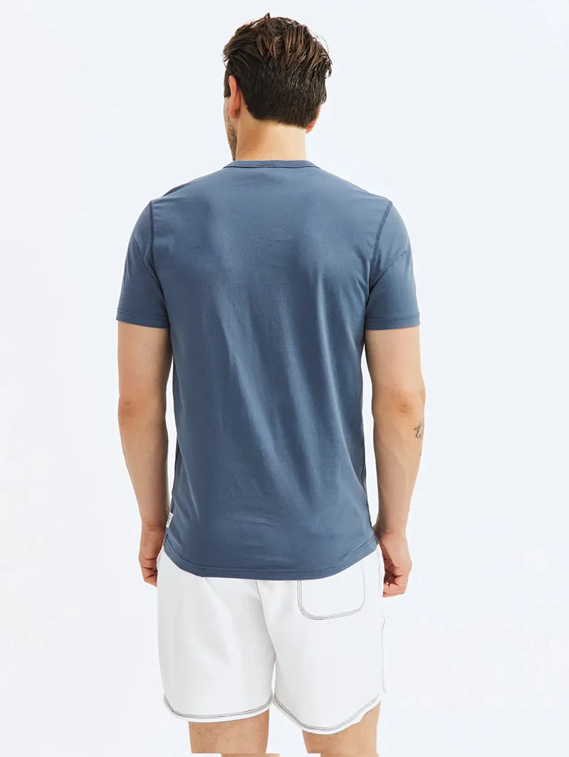 Lightweight Jersey T-Shirt Washed Blue