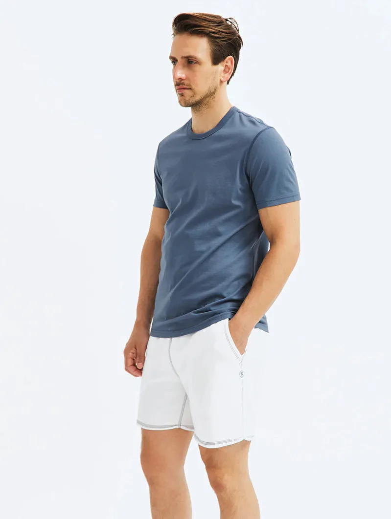 Lightweight Jersey T-Shirt Washed Blue