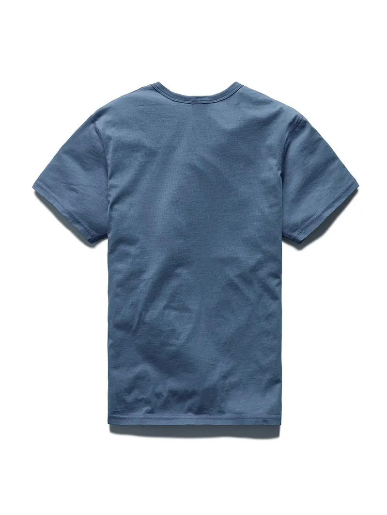 Lightweight Jersey T-Shirt Washed Blue