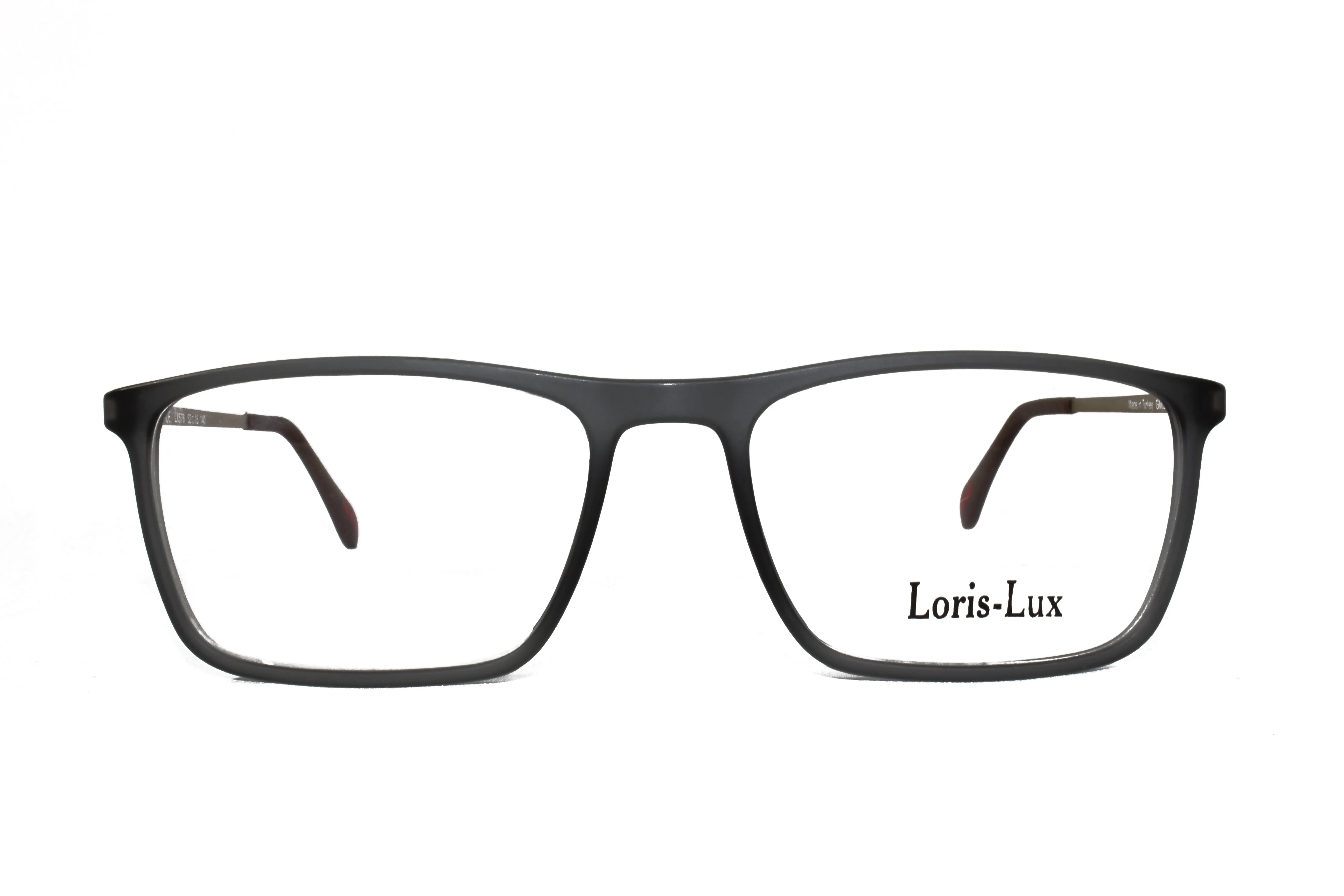Loris Lux Men's  Unbreakable Flexible Bendable Rectangular TR90 Material Eyeglasses, LUX Men-576