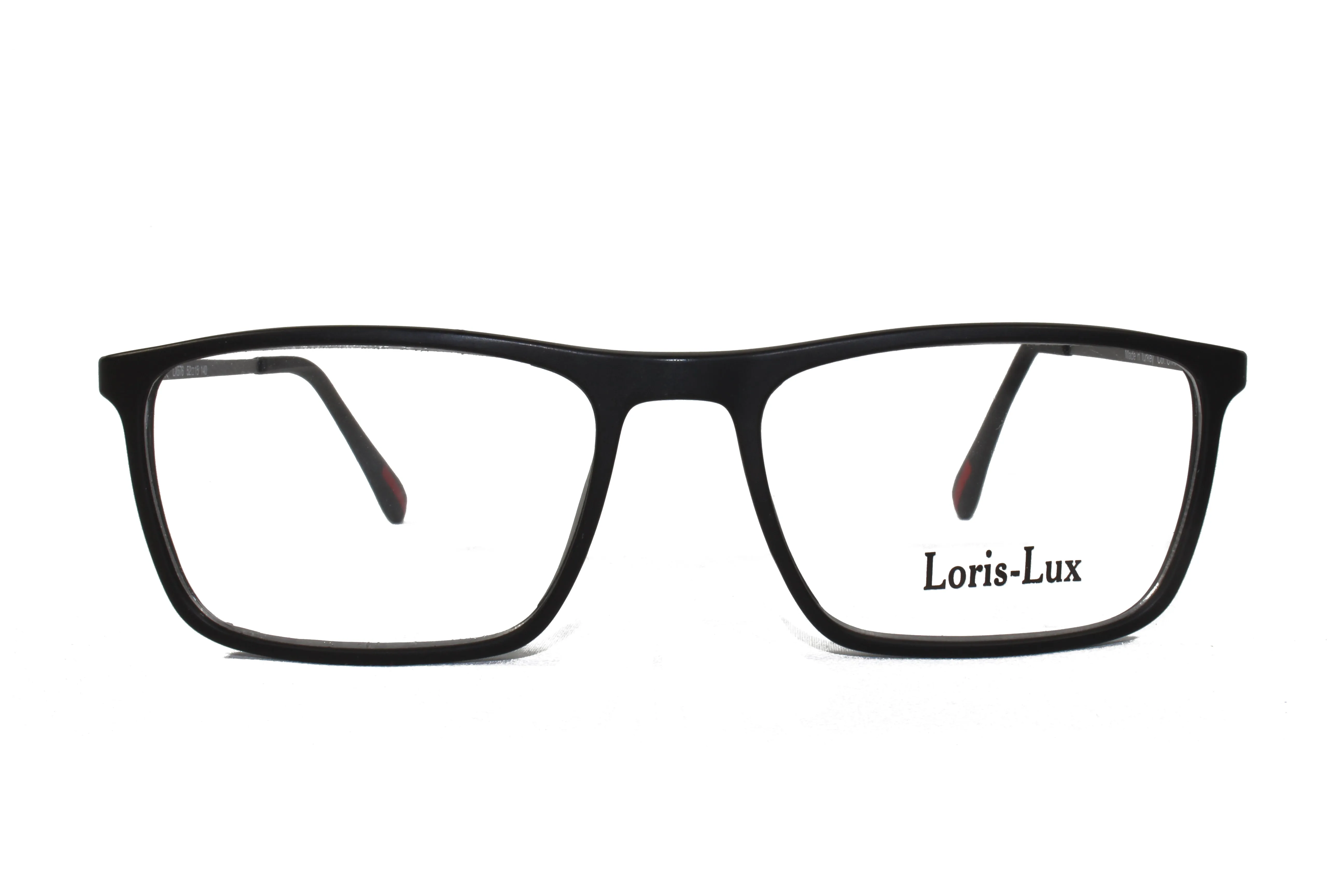 Loris Lux Men's  Unbreakable Flexible Bendable Rectangular TR90 Material Eyeglasses, LUX Men-576