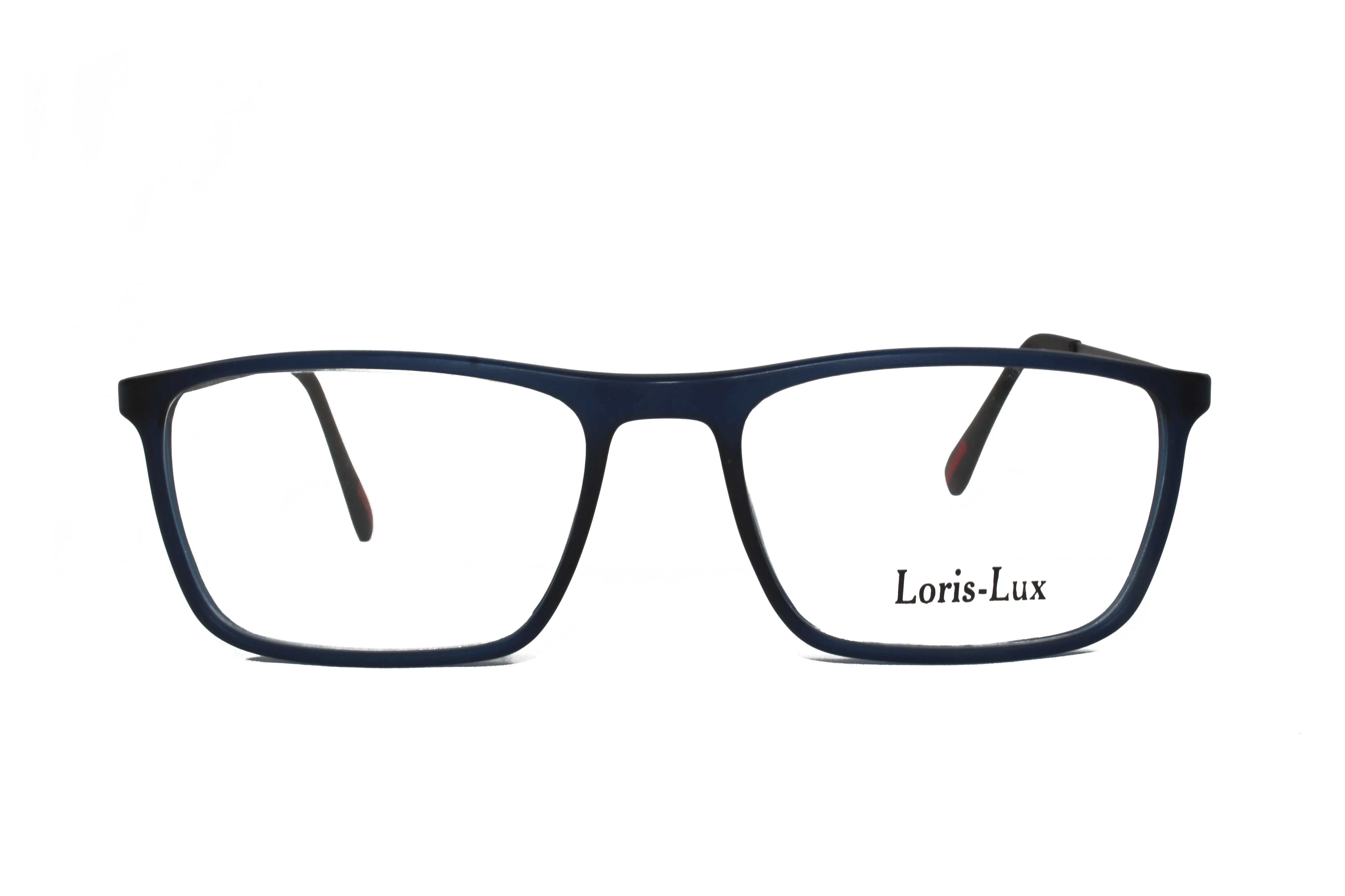 Loris Lux Men's  Unbreakable Flexible Bendable Rectangular TR90 Material Eyeglasses, LUX Men-576