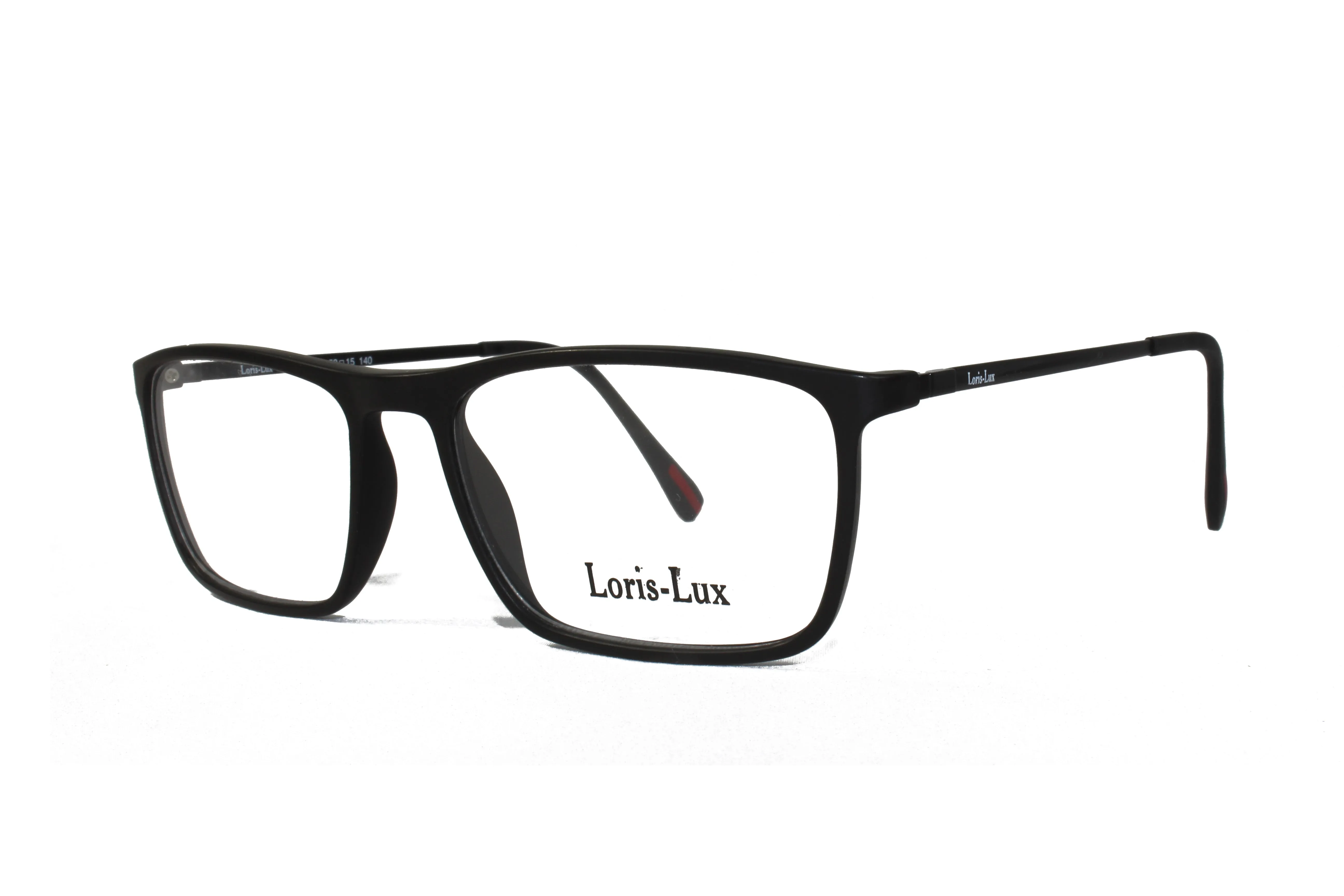 Loris Lux Men's  Unbreakable Flexible Bendable Rectangular TR90 Material Eyeglasses, LUX Men-576