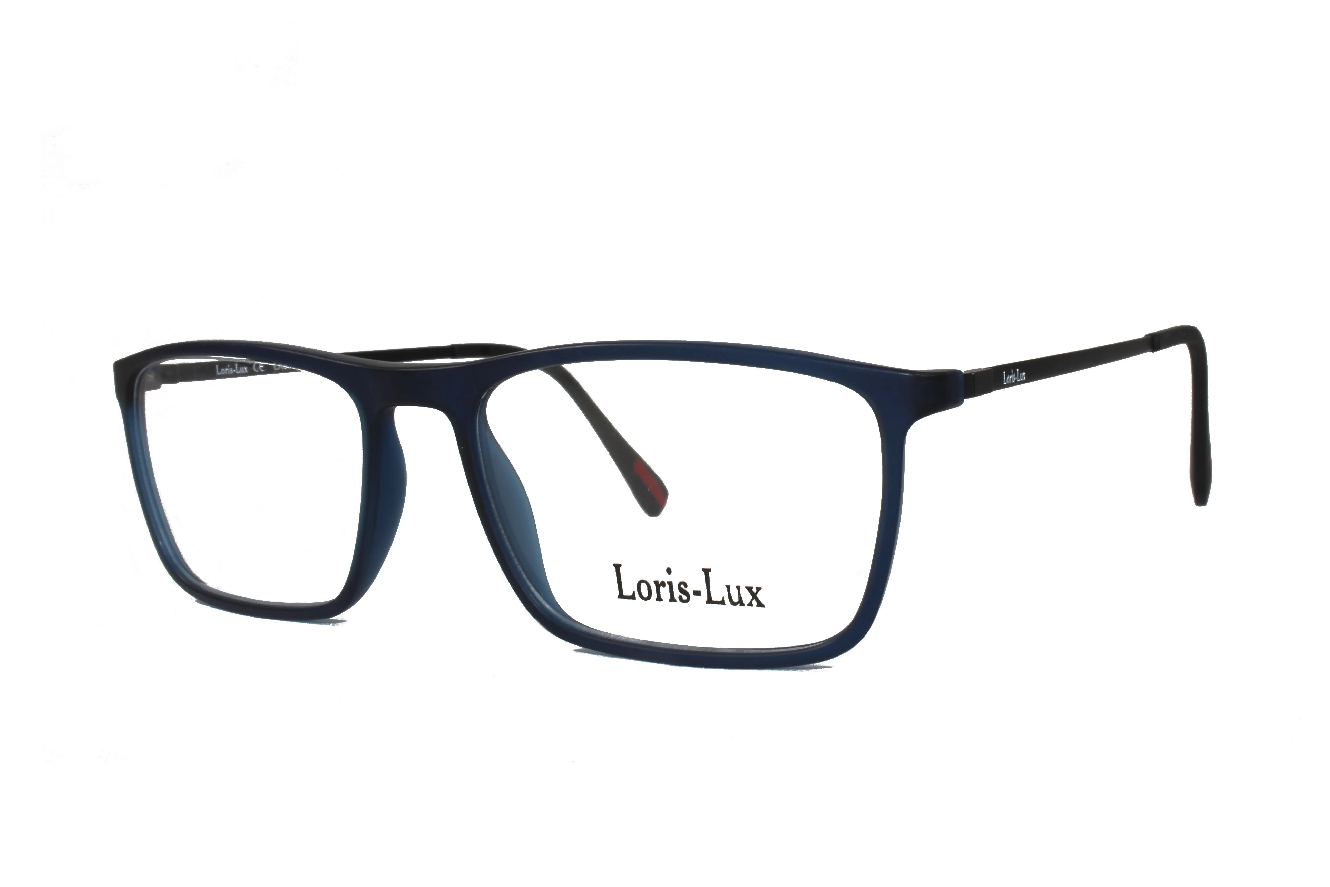 Loris Lux Men's  Unbreakable Flexible Bendable Rectangular TR90 Material Eyeglasses, LUX Men-576