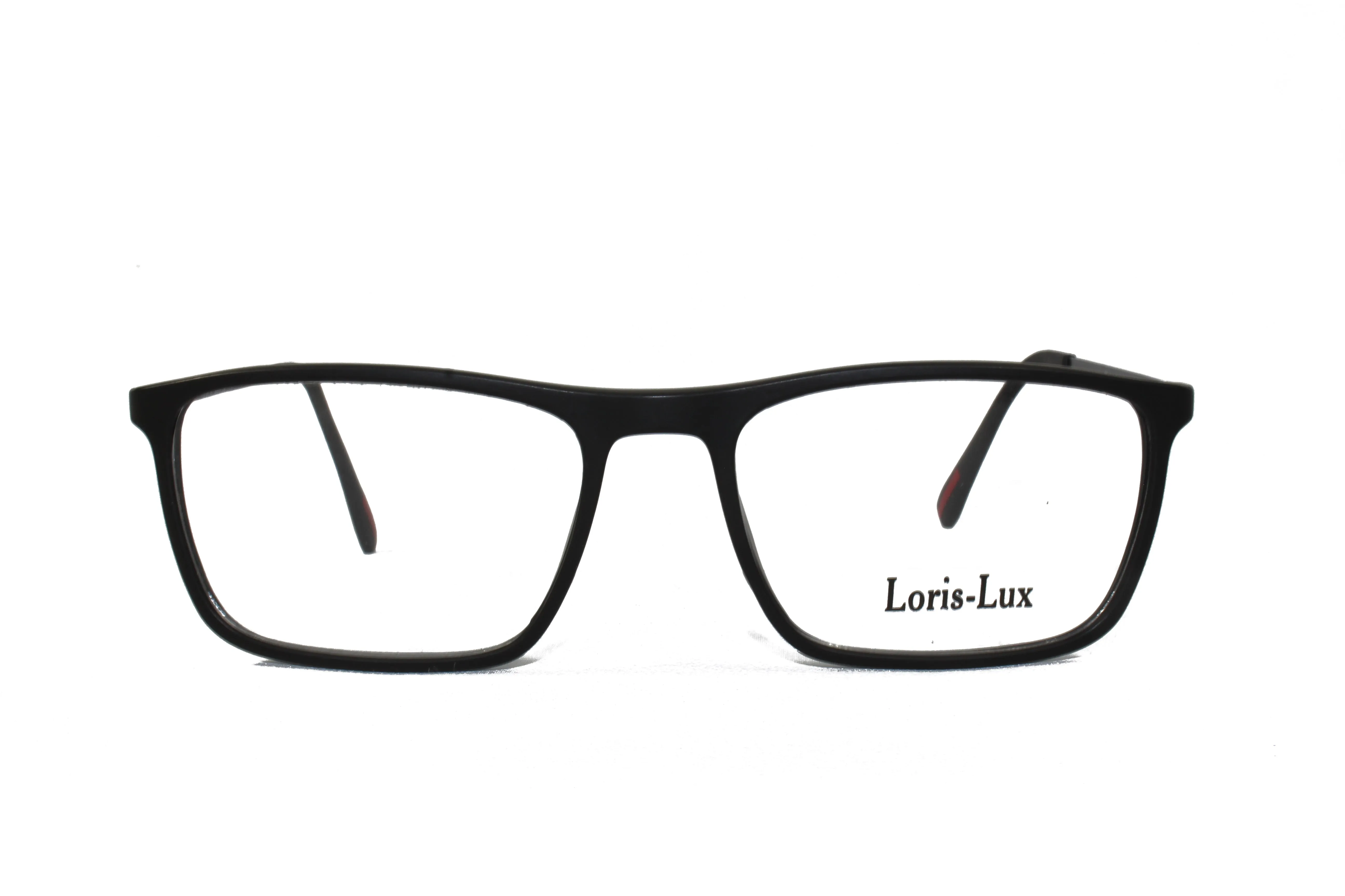 Loris Lux Men's  Unbreakable Flexible Bendable Rectangular TR90 Material Eyeglasses, LUX Men-576