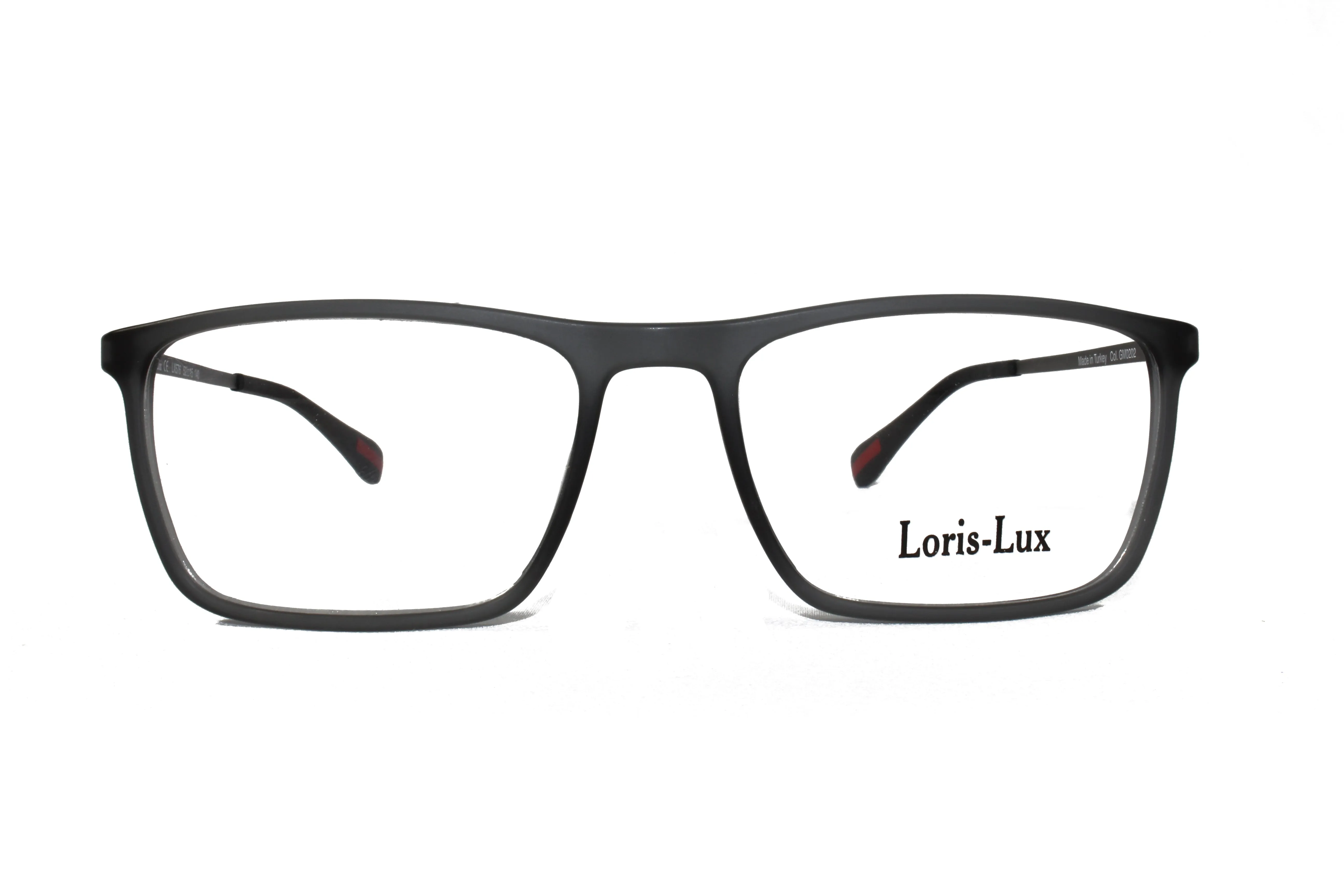 Loris Lux Men's  Unbreakable Flexible Bendable Rectangular TR90 Material Eyeglasses, LUX Men-576