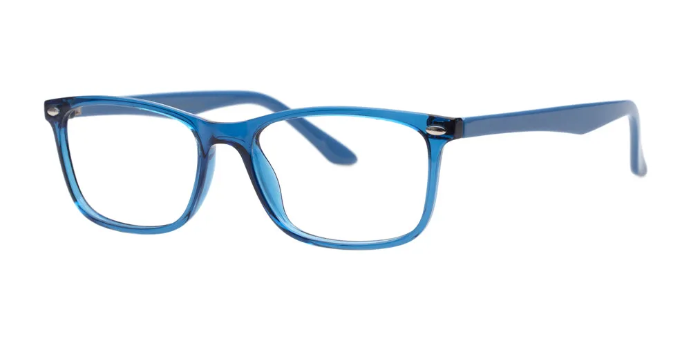 Loris Men's Unbreakable Bendable Rectangular TR90 Eyeglasses, M-309