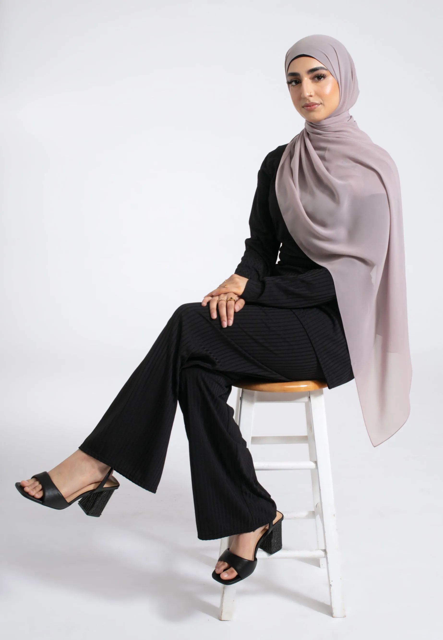 Luxury Soft Chiffon Hijab - Truffle Mushroom