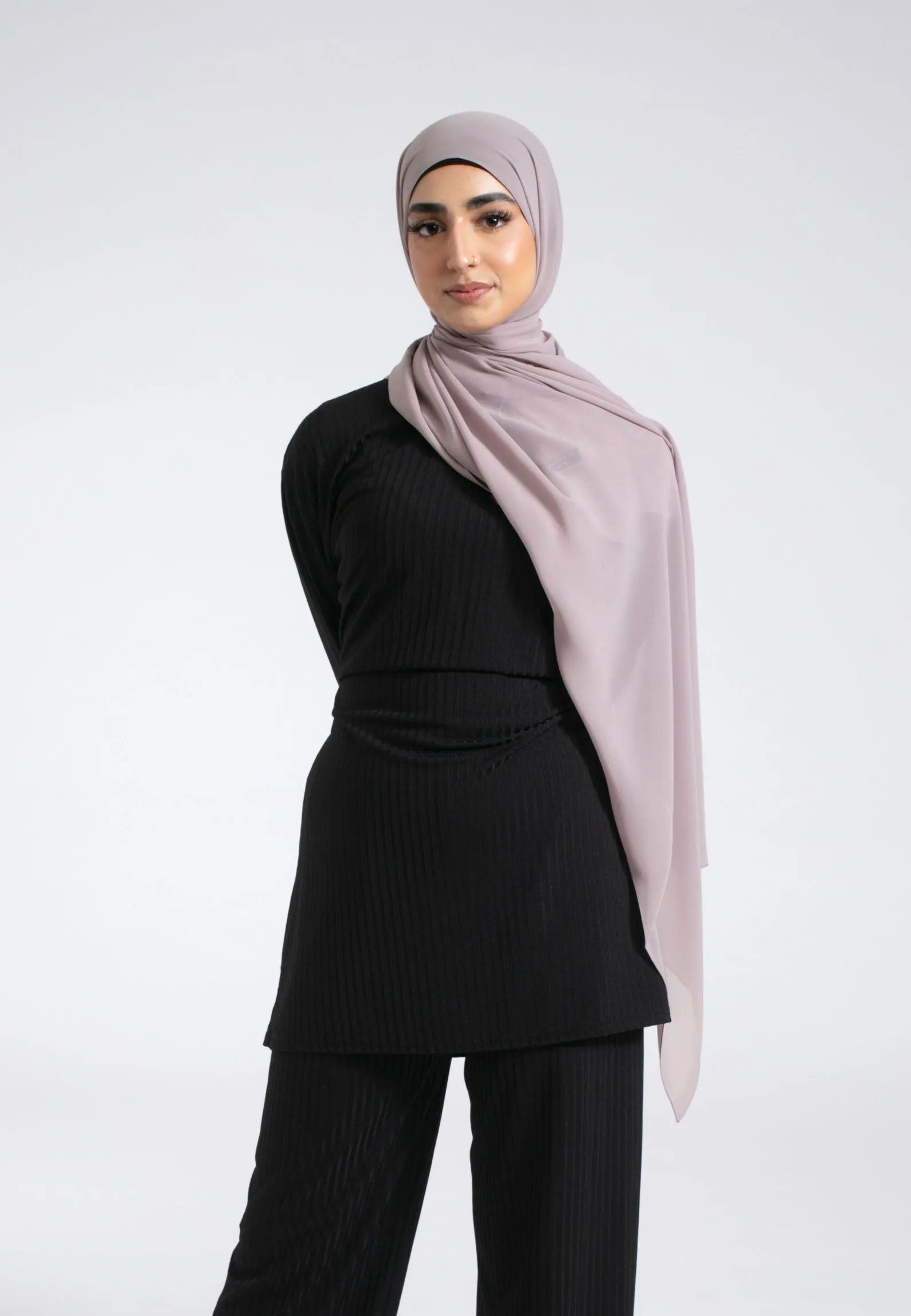 Luxury Soft Chiffon Hijab - Truffle Mushroom