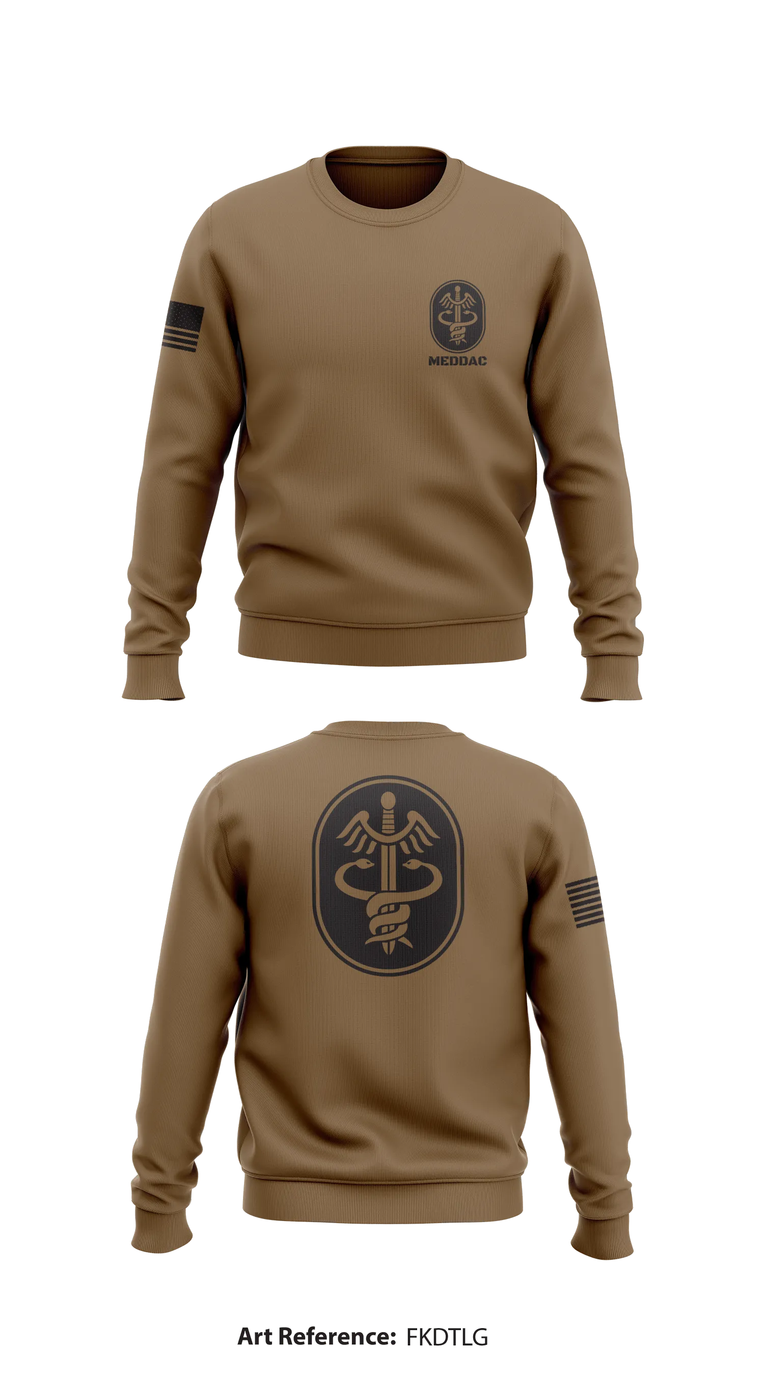 MEDDAC  Store 2 Core Men's Crewneck Performance Sweatshirt - FkDTLG
