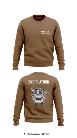 Menace PLT /A TRP / 3d CR Store 1 Core Men's Crewneck Performance Sweatshirt - Rhp5n7