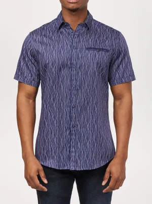 Men's casual short sleeve stretch shirt