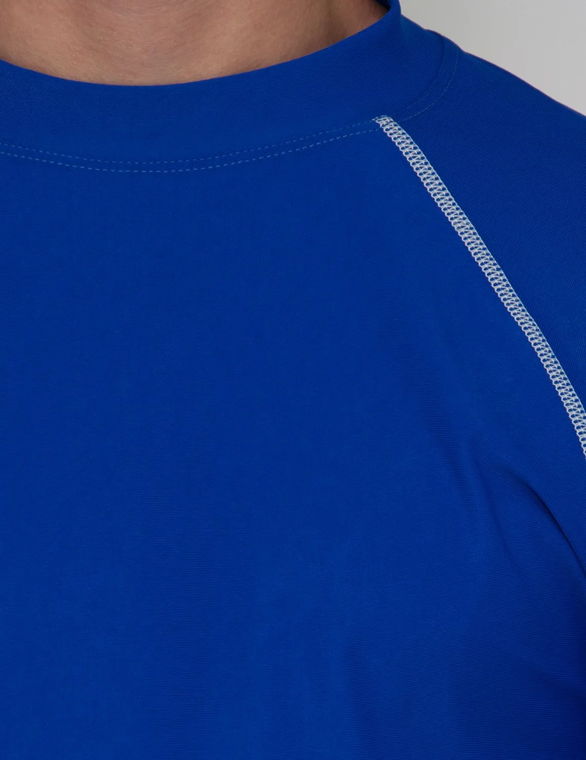 Men's  Chlorine Resistant Long Sleeve Rash Guard - Red
