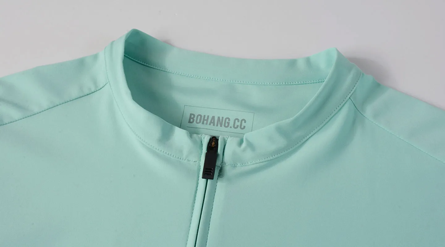 Men's Classic Cycling Short Sleeve Jersey NCSJK256 Cyan