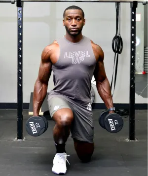 Men's Level Up Tank Top | Gray