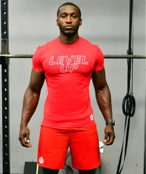 Men's Level Up Tee | Red
