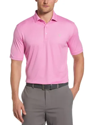 Mens Pro Spin Chevron Jacquard Golf Polo