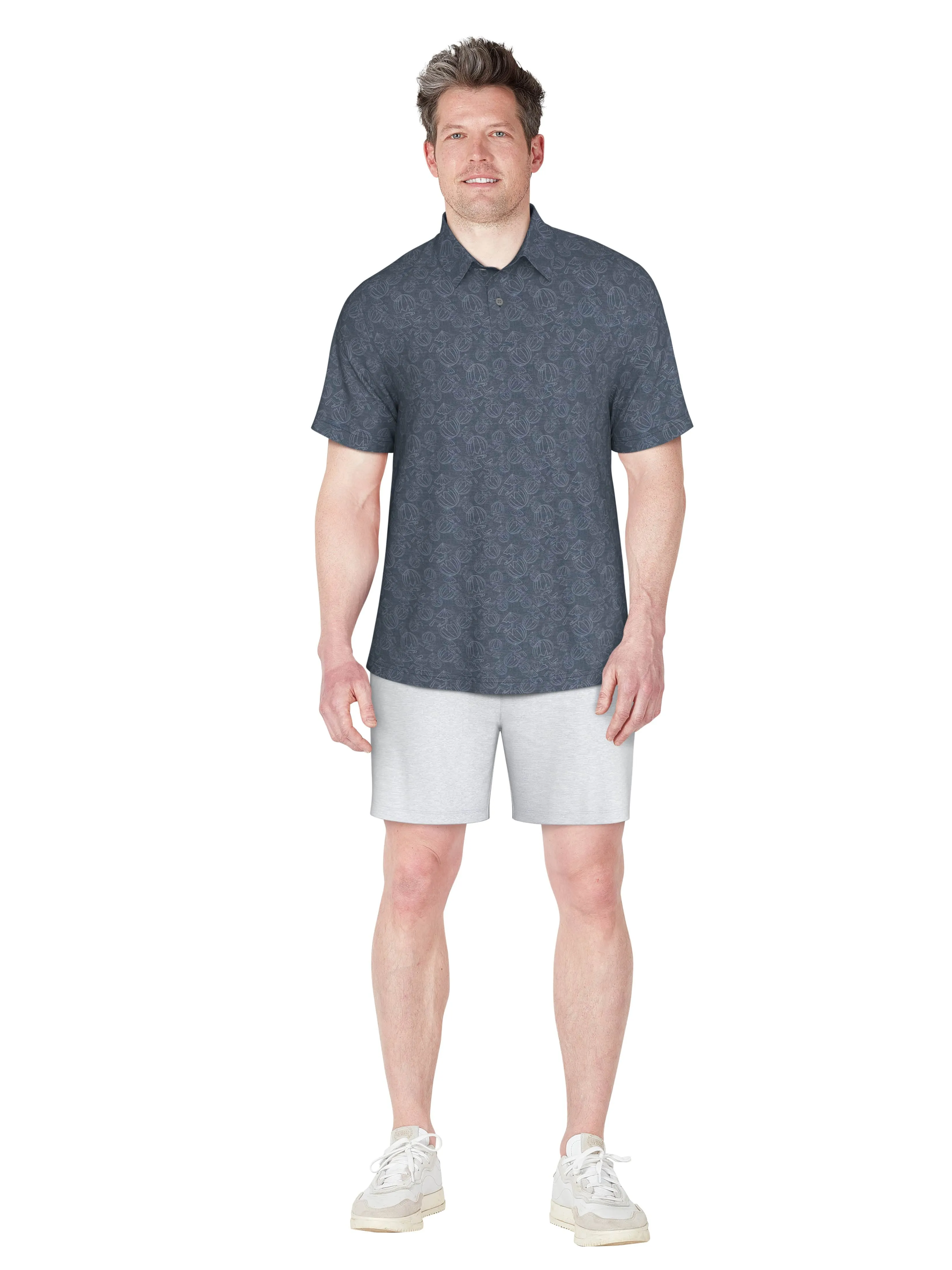 Men's Short Sleeve Coconut Water Polo
